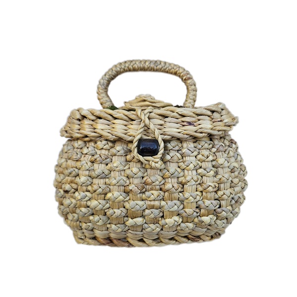 Boîte-panier en jacinthe d’eau