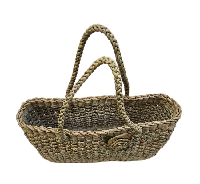 Sac en jacinthe d’eau tressée – Image 2