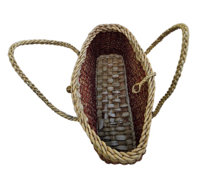 Sac en jacinthe d’eau tressée – Image 3
