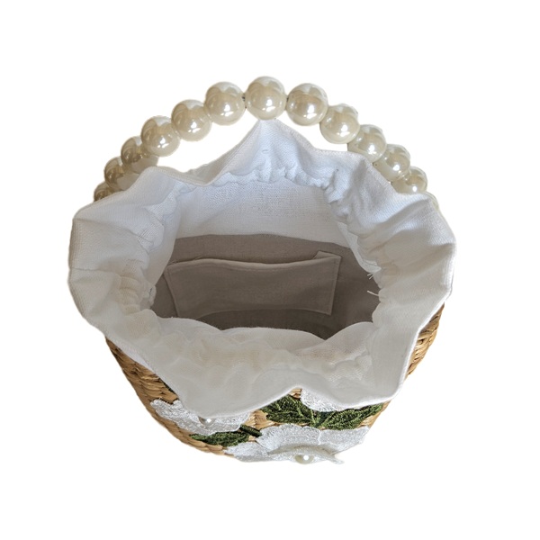 Petit panier en jacinthe d’eau – Image 3