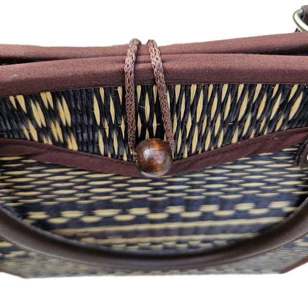 Sac artisanal en roseau – Image 2
