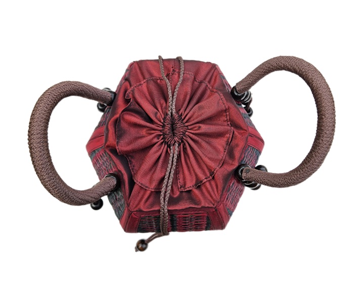 Sac hexagonal en roseau – Image 3
