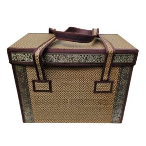 Boîte de rangement en roseau