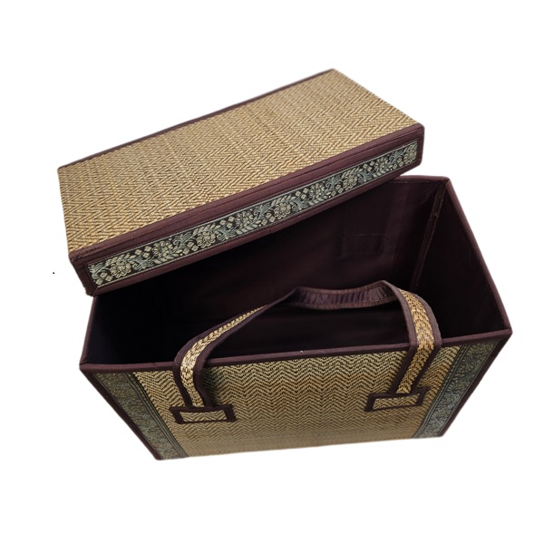 Boîte de rangement en roseau – Image 2
