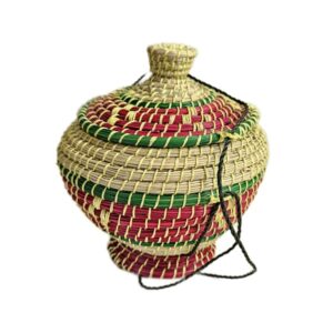 Boîte à riz en roseau